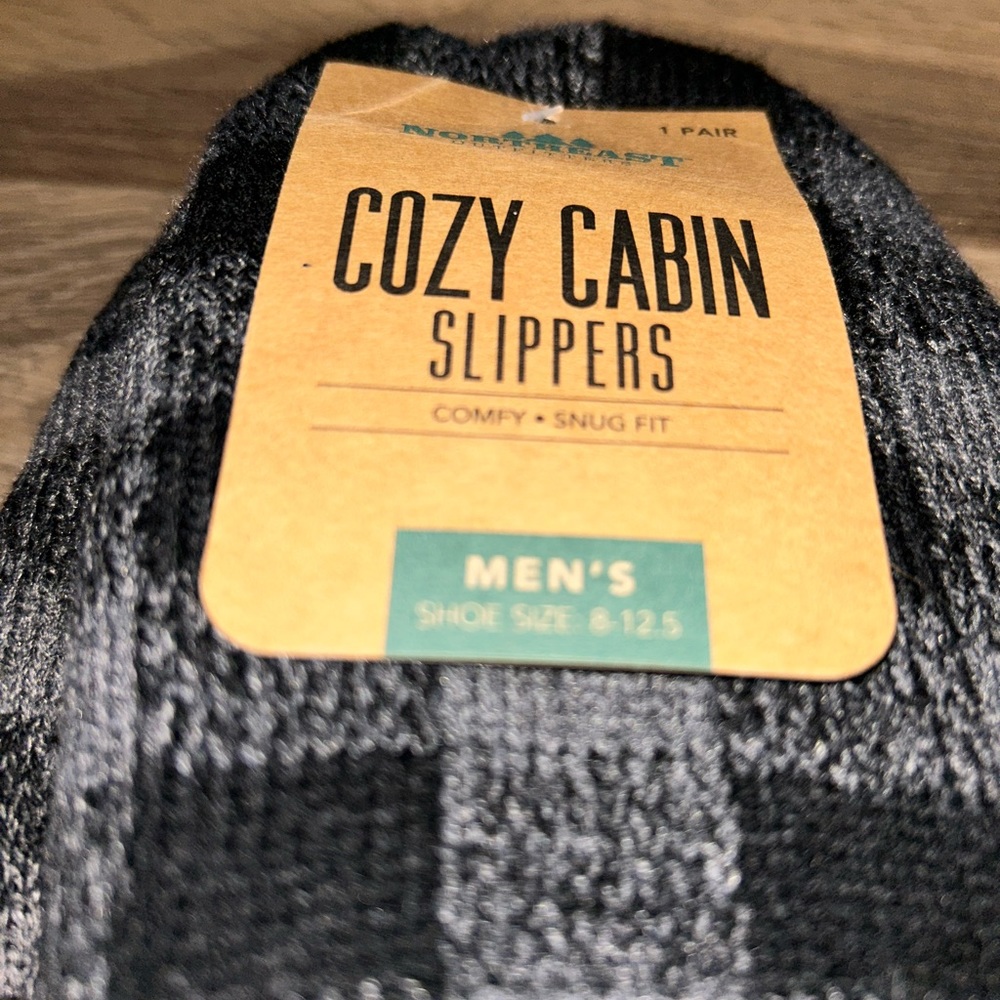 Men’s Sock Slippers with Grip